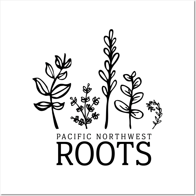 Pacific Northwest Roots Wall Art by RainShineDesign